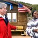 Defense Secretary Shares Lighthearted Moment with Wounded Soldier at Winter Sports Clinic