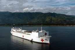 Navy Hospital Ship USNS Mercy Responds to Sumatra Earthquake