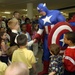 Marvel Superheroes Greet Military Families at Comic Book Unveiling