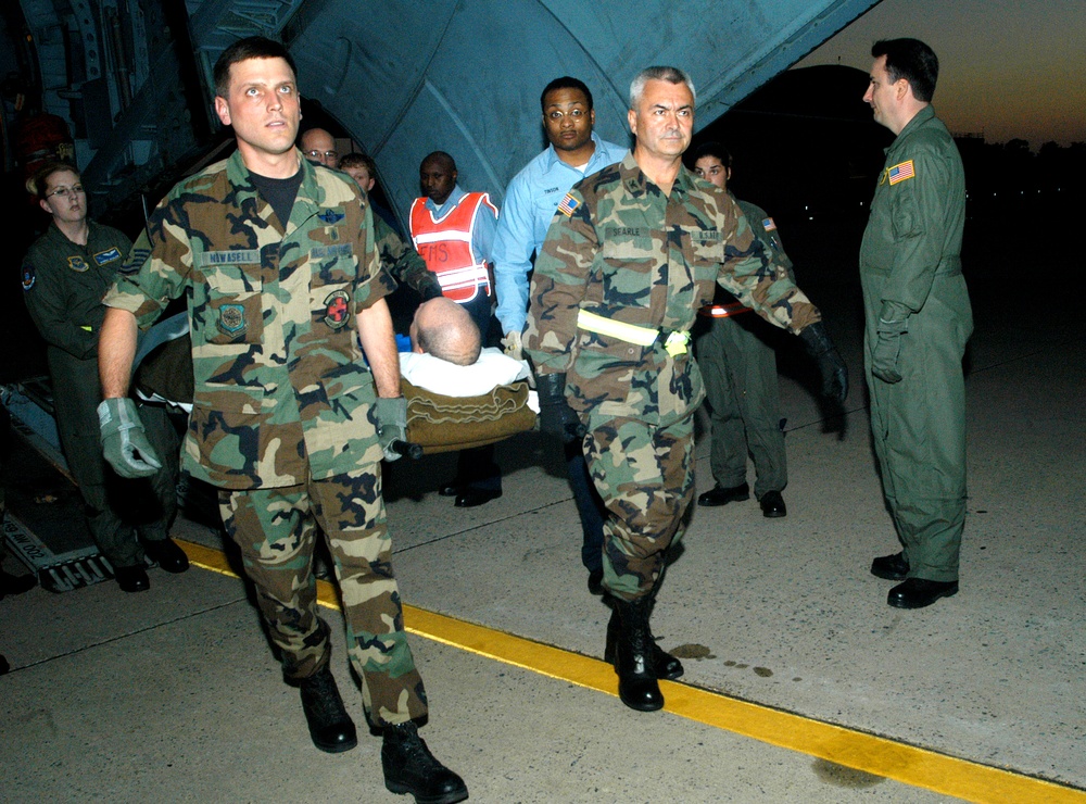 Wounded Servicemember Transported to Medical Facility