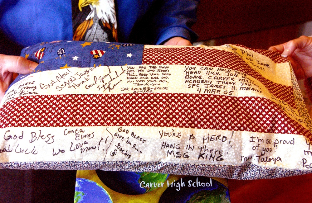 Carver Military Academy Community Rallies Around Wounded Former Student