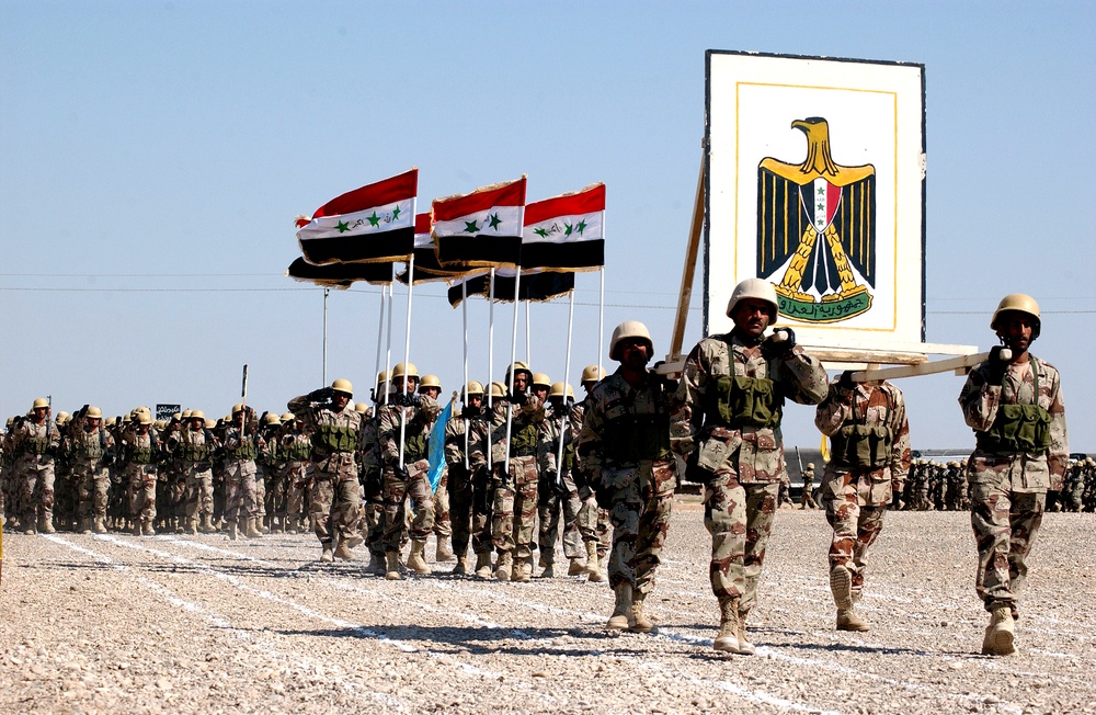 Iraqi Army Battalions Graduate at Kirkush Military Training Base
