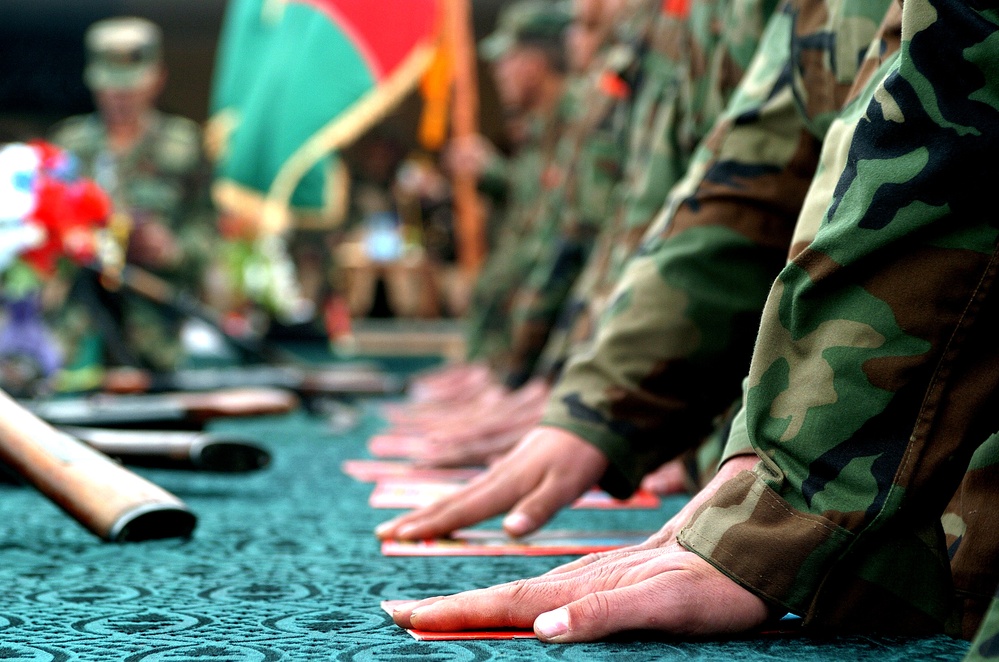 Afghan Officer Candidates Begin Training at National Military Academy