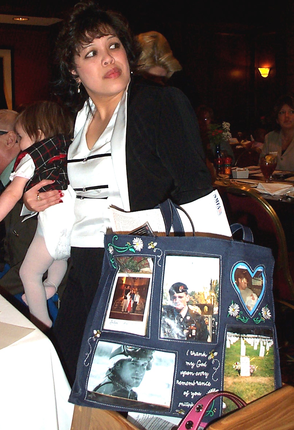 Grieving Widow Honors Fallen Husband at Gold Star Wives Luncheon