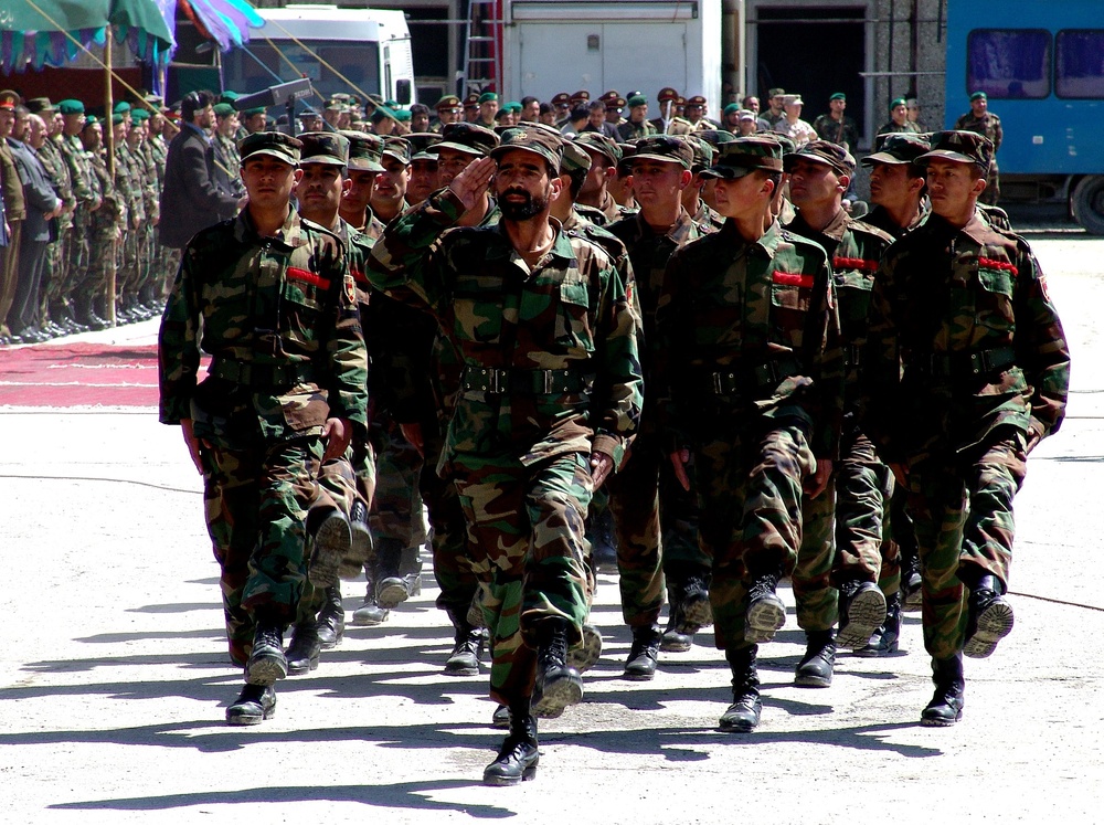 Afghan Military Academy Opens with Parade of Cadets