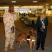 Military Working Dog Befriends Visiting Greeter at Maine Airport