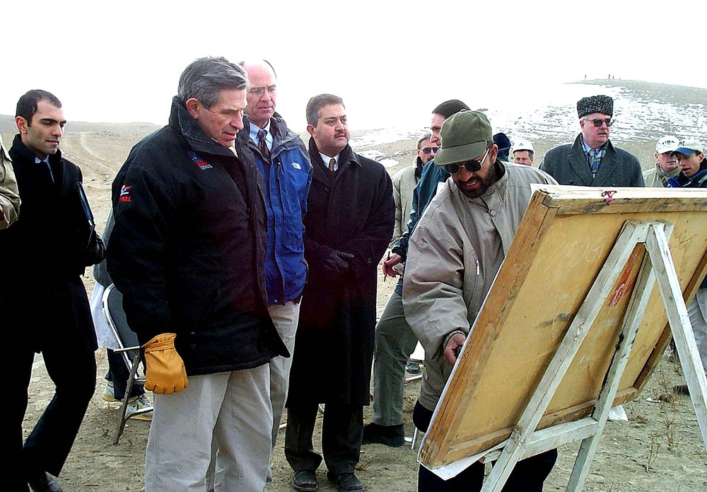 Wolfowitz Briefed on Afghan Road Project to Aid Reconstruction