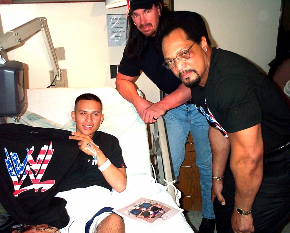WWE Wrestlers Visit Wounded Soldier at Walter Reed