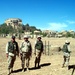 U.S. Troops Stand Amid Saddam Hussein's Lavish Palace