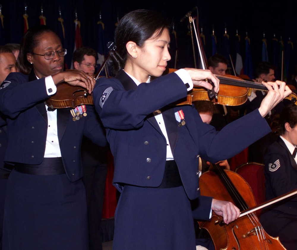 Air Force Band Strolling Strings Perform at Asian Pacific American Heritage Month Celebration