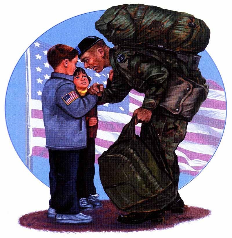 Armed Services YMCA Poster Highlights Mission to Support Military Families