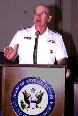 Navy Chief Praises Armed Services YMCA Volunteers, Troops