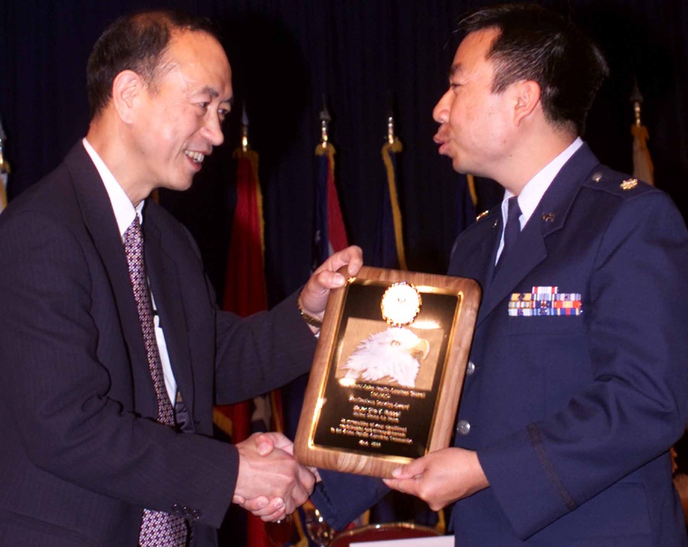Air Force Major Honored for Meritorious Service