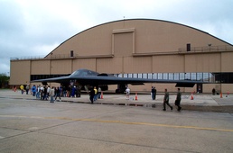 Air Force's Stealth Bomber Showcased at Andrews Air Force Base