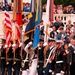 Armed Forces Honor Guard Presents Colors at Arlington National Cemetery on Memorial Day
