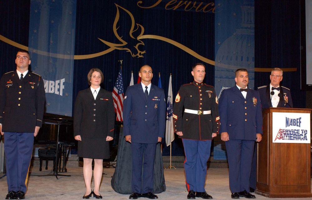 Military Service Members Honored at Service to America Summit