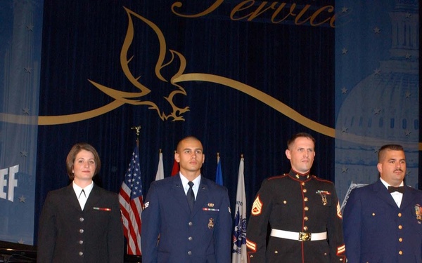 Military Service Members Honored at Service to America Summit