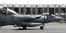 Harrier Jets Land at Djibouti Airport for CJTF-HOA Counterterrorism Mission
