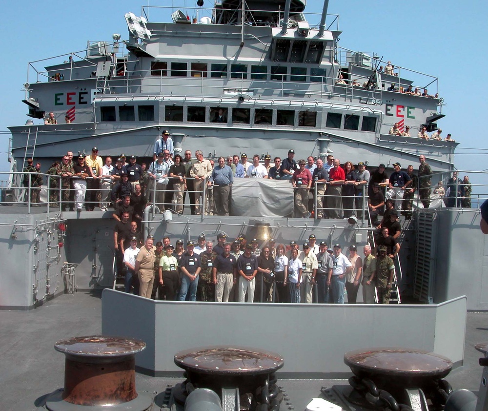 Joint Civilian Orientation Conference Group Visits USS LaSalle in Mediterranean