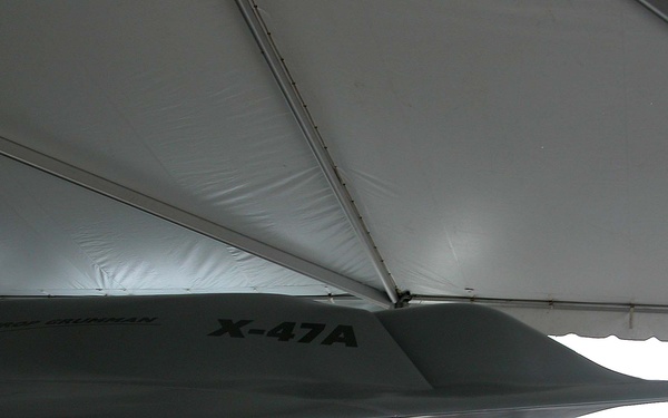 Northrop Grumman Unveils X-47A Unmanned Combat Aerial Vehicle Mock-Up at Naval Air Station Patuxent River