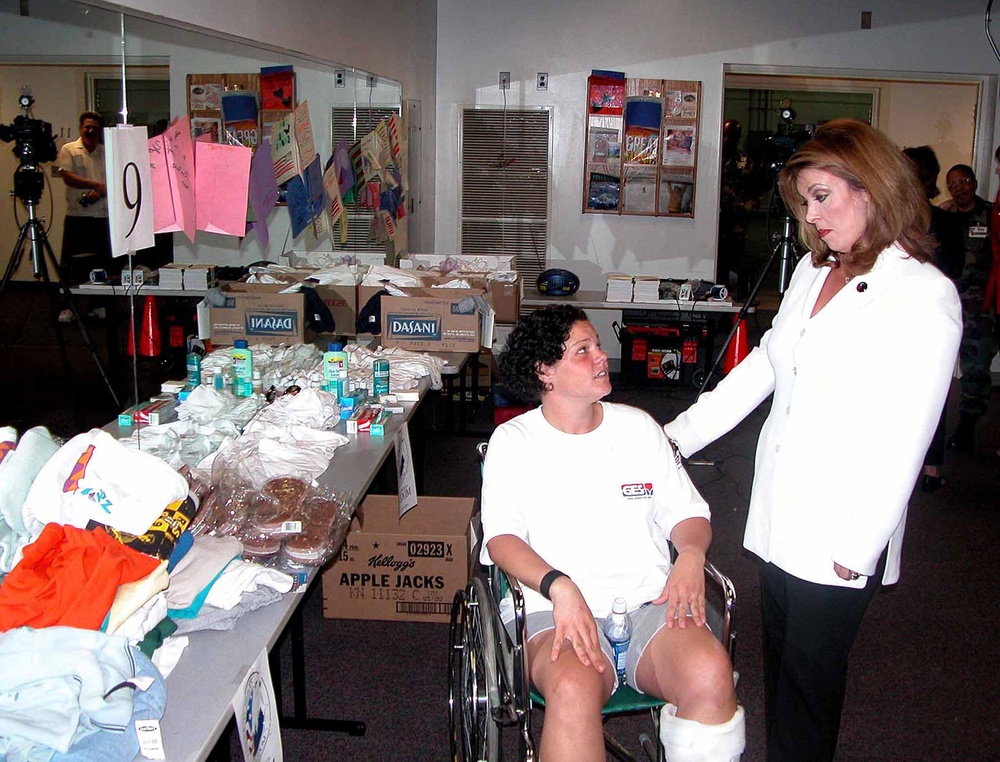 Wounded Troops Receive Donations from Nonprofit at Andrews Air Force Base