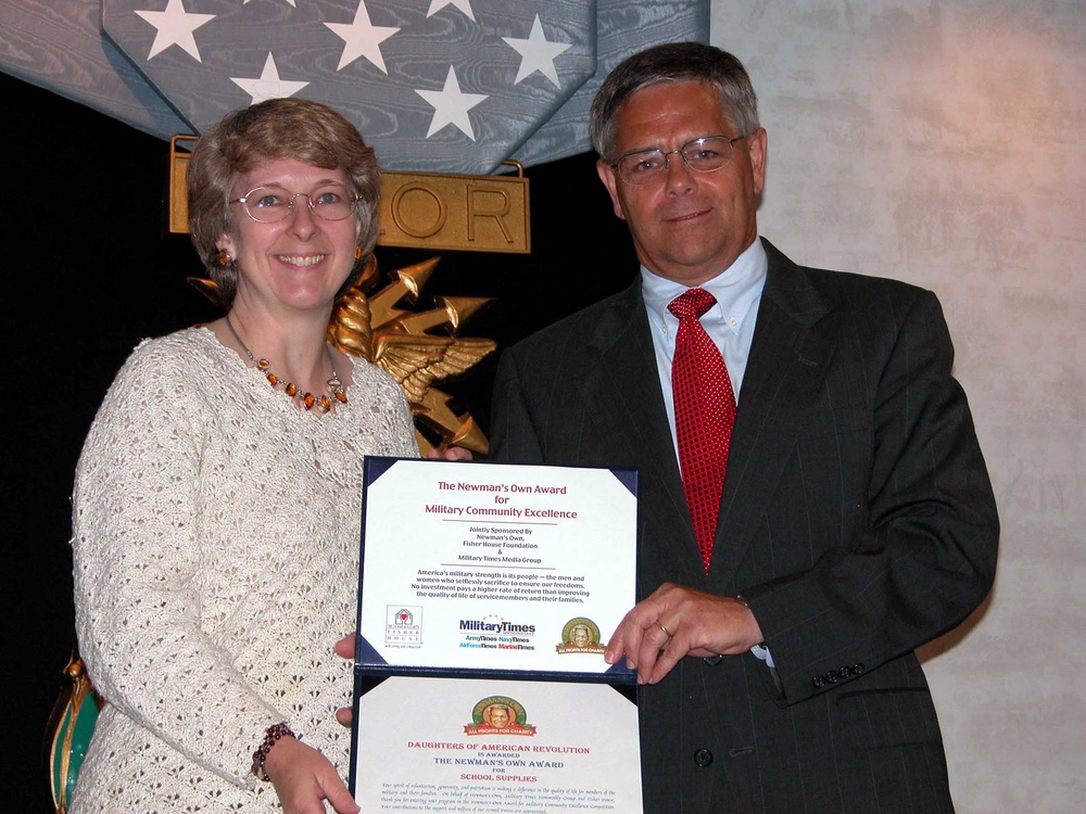Pentagon Official Honors Daughters of the American Revolution for School Supplies Program
