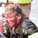 Simulated Burn Victim Awaits Evacuation During Pentagon Exercise