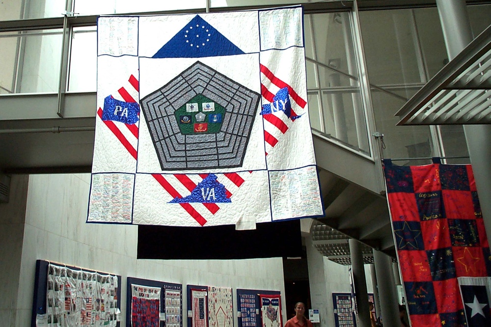 Patriotic Quilt Honors Key States and Military