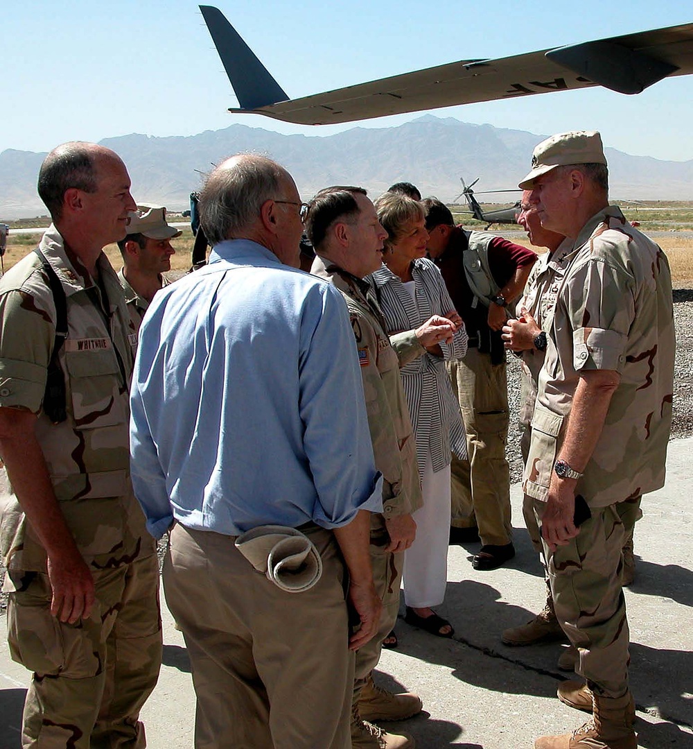 Top U.S. Military Leader Visits Troops in Afghanistan