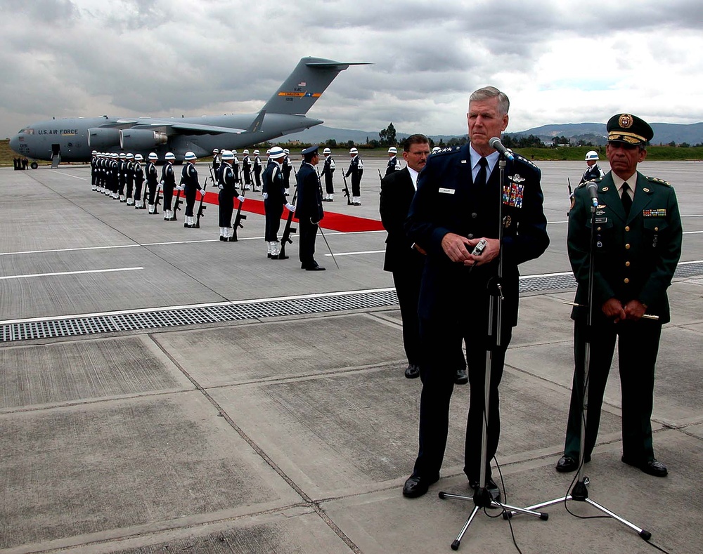 Top U.S. Military Leader Meets with Colombian Counterpart to Discuss Narcoterrorism