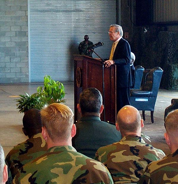Rumsfeld Visits U.S. Troops, Honduran Officials During Latin America Trip
