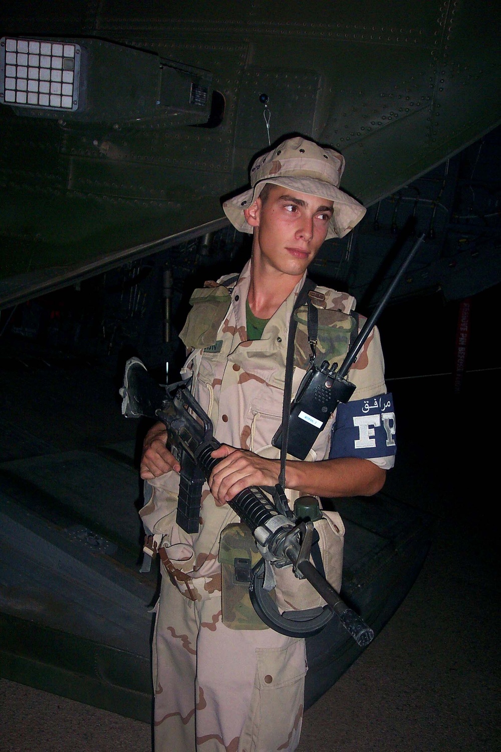 Dutch Troops Provide Security at Tallil Air Base in Iraq