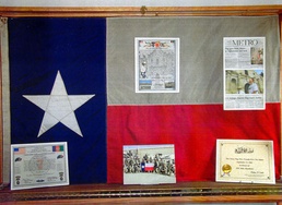 Historic El Alamo Battle Flag Returns to Alamo in San Antonio