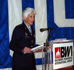 Air Force General Highlights New Security System at USO Lounge