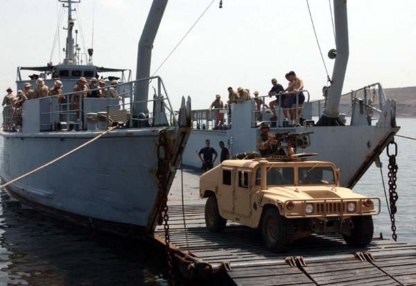 U.S. Marines Train with French Foreign Legion at Djibouti Beach