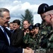 Rumsfeld Engages with Troops at Fort Carson Town Hall