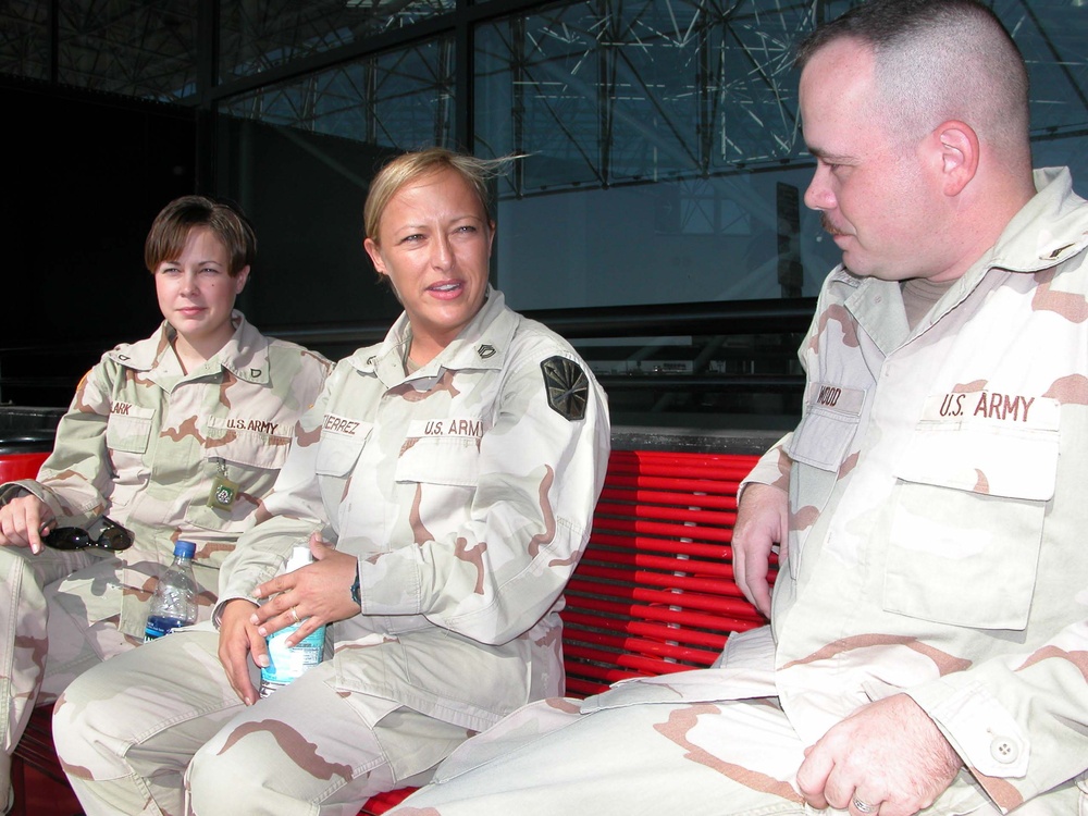 Soldiers Await Return to Iraq After R&amp;R Leave