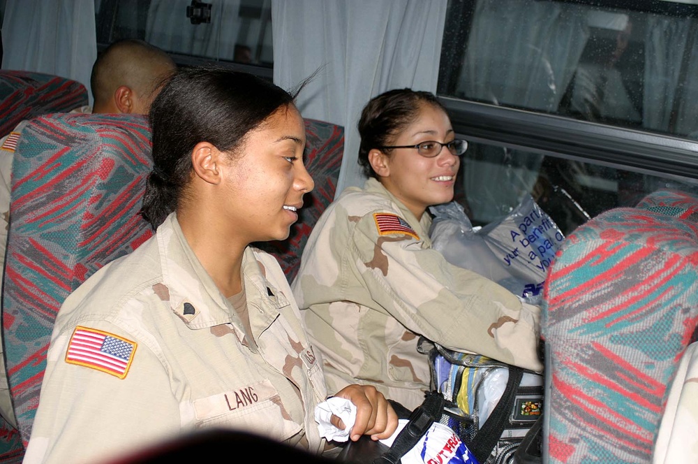 Soldiers Return from R&amp;R Leave in Kuwait