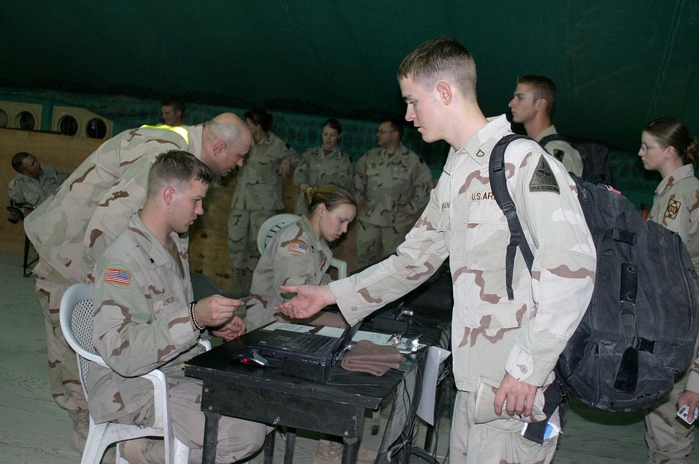 Soldiers Return from R&amp;R in Kuwait