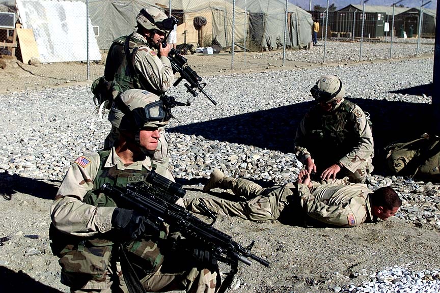 Quick Reaction Force Trains for Enemy Encounters in Bagram, Afghanistan