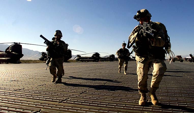 Quick Reaction Force Trains for Deployment in Afghanistan