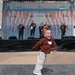 Young Boy Dances to Country Music at First Responders Appreciation Day