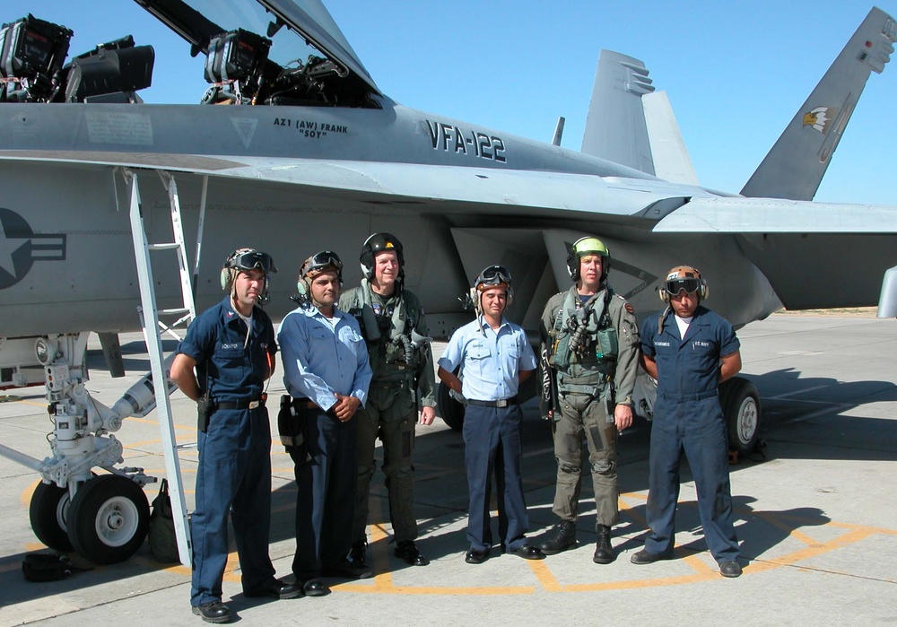 Top Military Leader Takes Flight in Super Hornet