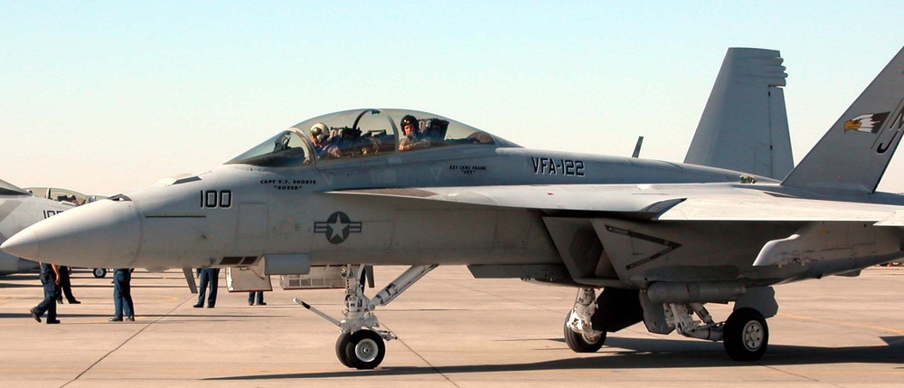 Top Military Leader Takes Flight in Super Hornet