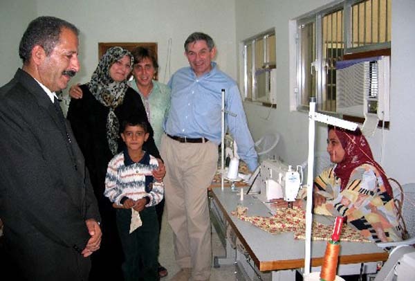 Wolfowitz Visits Women's Rights Center in Iraq