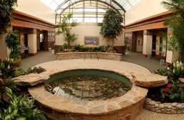 Peaceful Respite at Dover Air Force Base Mortuary Atrium