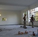 Soldiers Inspect Newly Painted Dining Area for Jalalabad Provincial Reconstruction Team