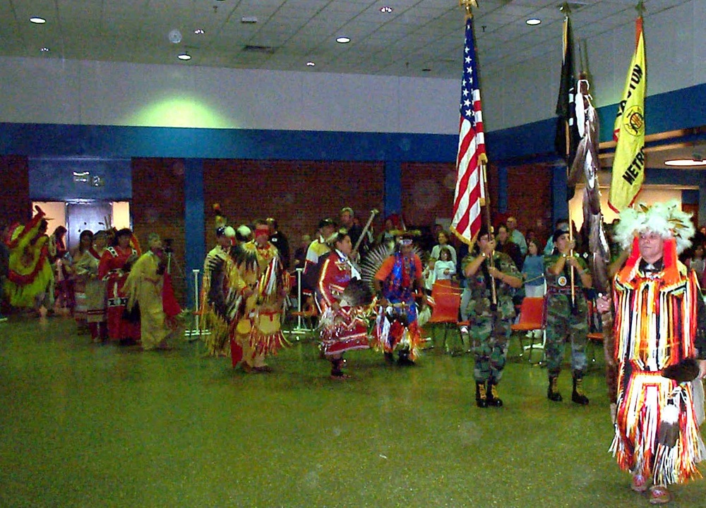 Odawa Tribal Leader Leads Grand Entry at Veterans Powwow