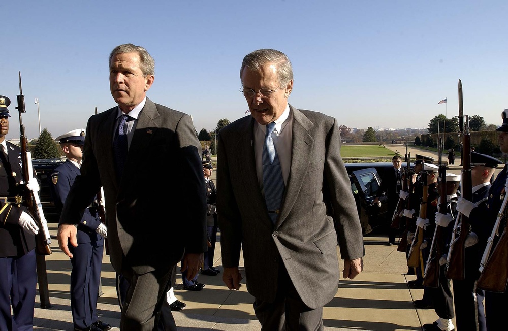 Bush Signs $401.3 Billion Defense Budget at Pentagon