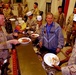 President Bush Serves Thanksgiving Dinner to Troops in Iraq